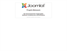 Tablet Screenshot of progettometanauto.com
